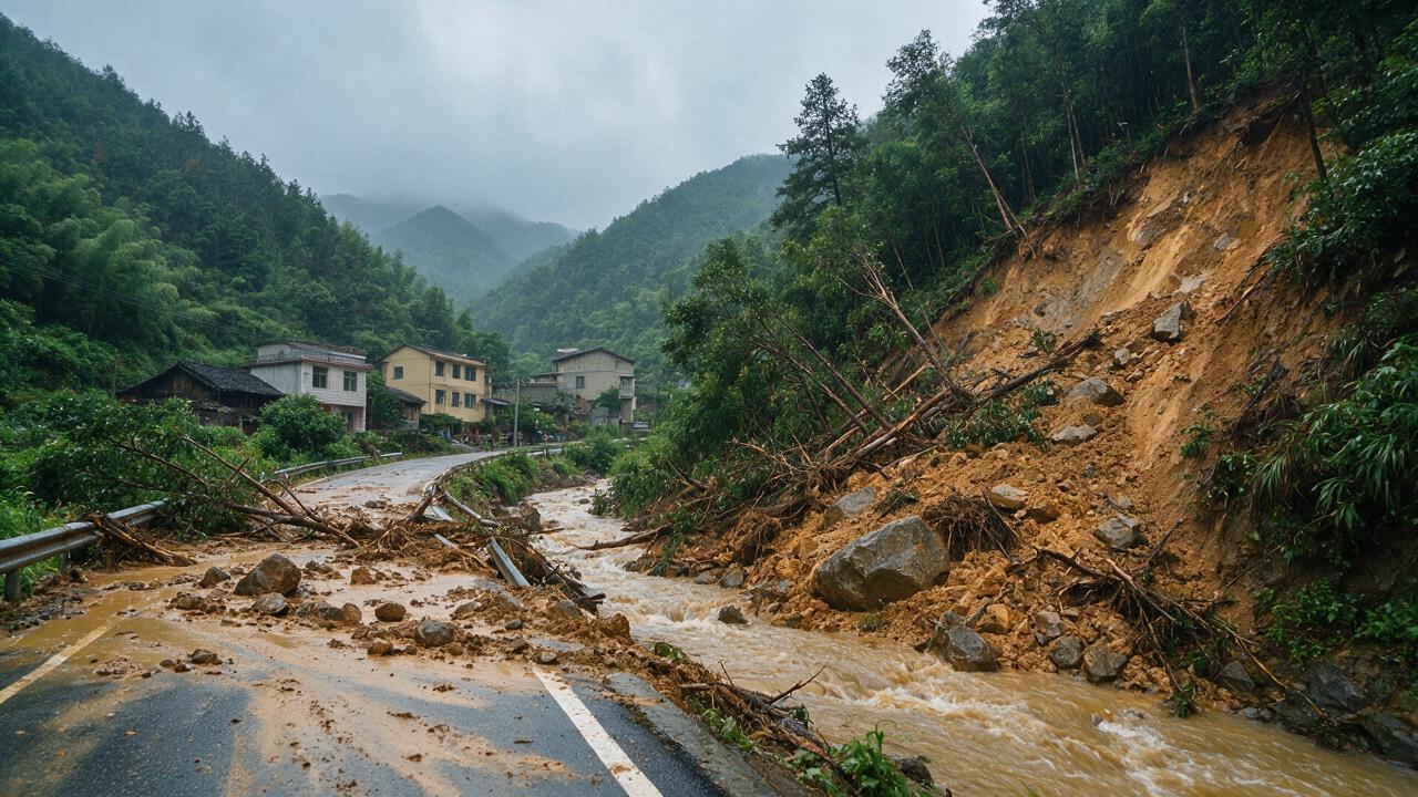 浙江东部局部红色预警:7月11日地质灾害风险极高,山体滑坡需警惕